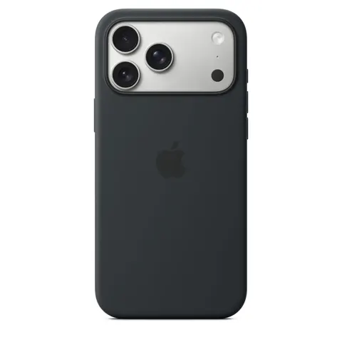 Apple iPhone 17 Pro Max Silikon Case mit MagSafe, Schwarz – Bild 3