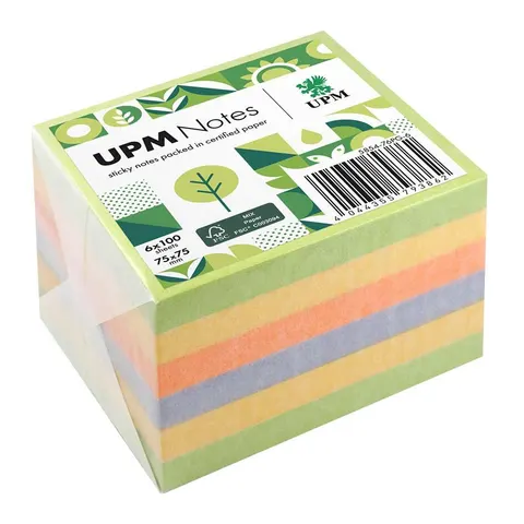 UPM Notes Haftnotizen Springmix, farbsortiert, 100 Blatt – 585476PG6 – Bild 2