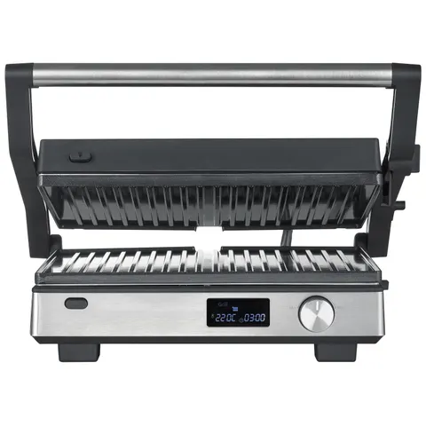 Severin 2380 Kontaktgrill Schwarz, Silber – Bild 2