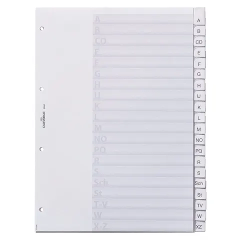 DURABLE Ordnerregister Vollformat A-Z DIN A4 – Bild 2