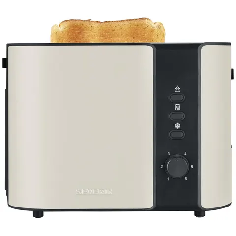 SEVERIN AT 9576 Automatik Toaster beige – Bild 3