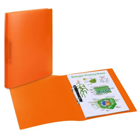HERMA Ringbuch A4 uni orange – Bild 2