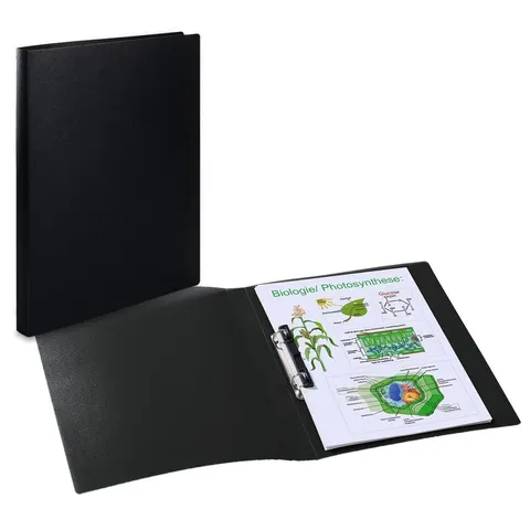 HERMA Ringbuch A4 uni schwarz – Bild 2