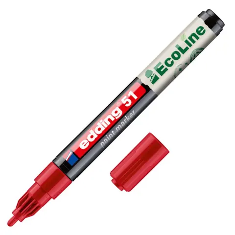 edding Lackmarker 51 Rot – Bild 2