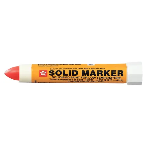 Sakura Solid Industriemarker rot, 1 St. – Bild 2