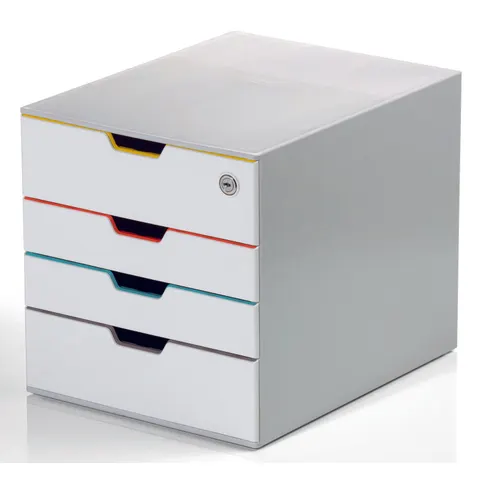 DURABLE Schubladenbox VARICOLOR MIX 4 SAFE, weiß – Bild 3