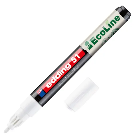 edding Lackmarker 51 Weiß – Bild 2