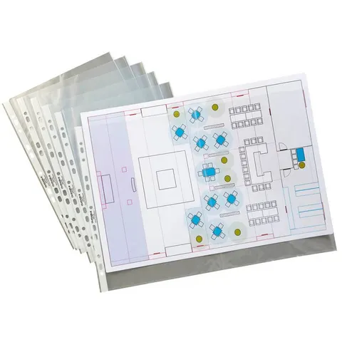 DURABLE Prospekthülle, DIN A3 quer, PP, transparent, 0,05 mm – Bild 3