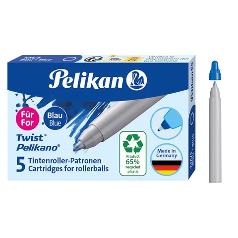 Pelikan Tintenrollerminen, blau – Bild 2