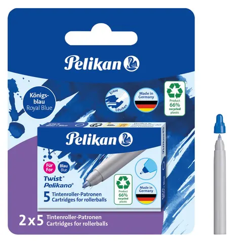 Pelikan Tintenrollerminen blau – Bild 3
