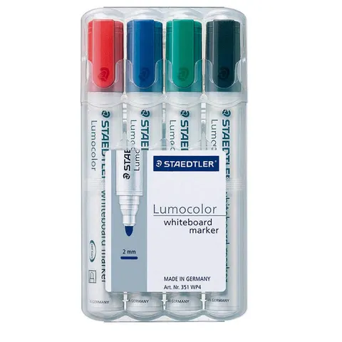 STAEDTLER Whiteboardmarker Lumocolor 4St Box – 314302 – Bild 3