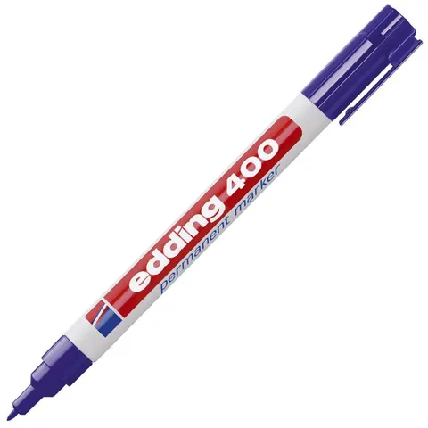 edding 400 Permanentmarker blau – Bild 3