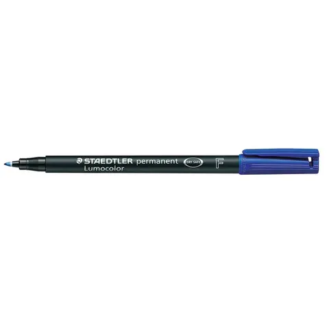 STAEDTLER Lumocolor Permanent-Marker 318F, blau – Bild 2