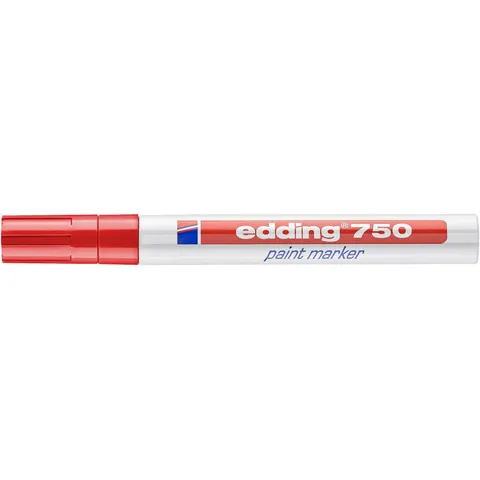 edding 750 Lackmarker 2.0 - 4.0 mm Rot – Bild 2