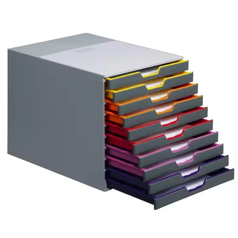 DURABLE Schubladenbox VARICOLOR 10, mit 10 Schubladen – Bild 4