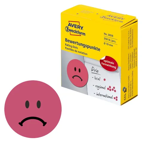 AVERY Zweckform Bewertungspunkte Gesicht – 038598 – Bild 3