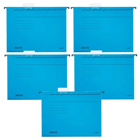 LEITZ Hängemappe ALPHA 1985 blau - 5 Stück – Bild 3