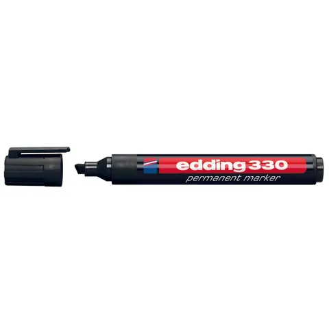 edding 330 Permanentmarker schwarz – Bild 3