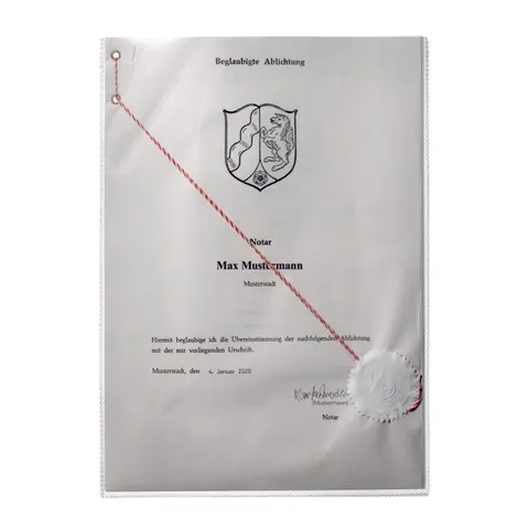 DURABLE Dokumentenhüllen A4 transparent – 216607 – Bild 2