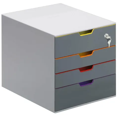 DURABLE Schubladenbox VARICOLOR 4 SAFE, mit 4 Schubladen – Bild 3