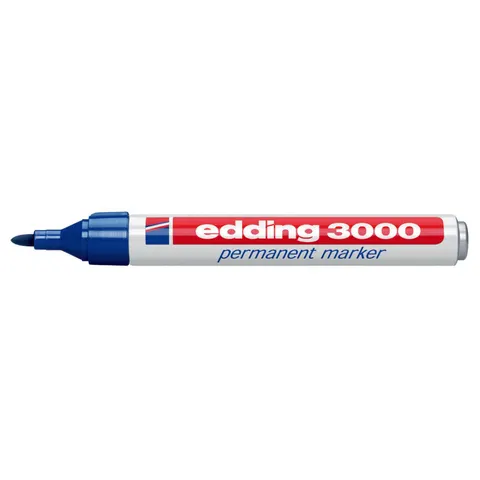 edding 3000 Permanentmarker blau – Bild 4