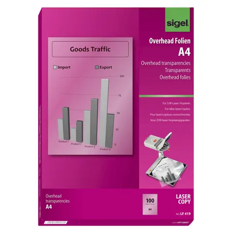 SIGEL Laserfolien LF419 transparent – Bild 2