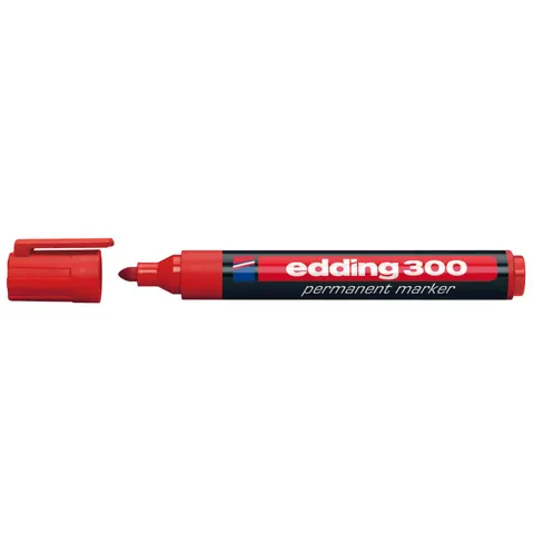 edding 300 Permanentmarker rot – Bild 3