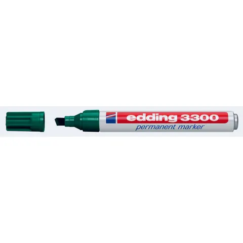 edding 3300 Permanentmarker grün – Bild 3