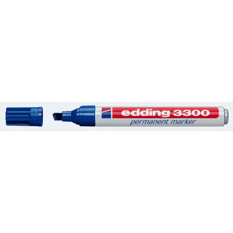 edding 3300 Permanentmarker blau – Bild 3