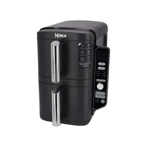 Ninja Doppel-Heißluftfritteuse SL400EU, grau – Bild 3