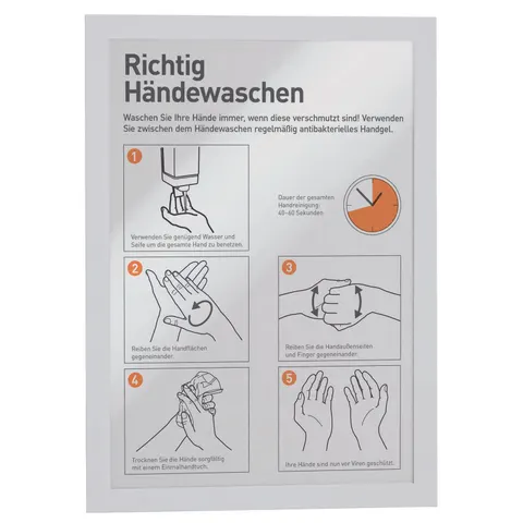 DURABLE Magnetrahmen DURAFRAME, DIN A4, weiß – Bild 3