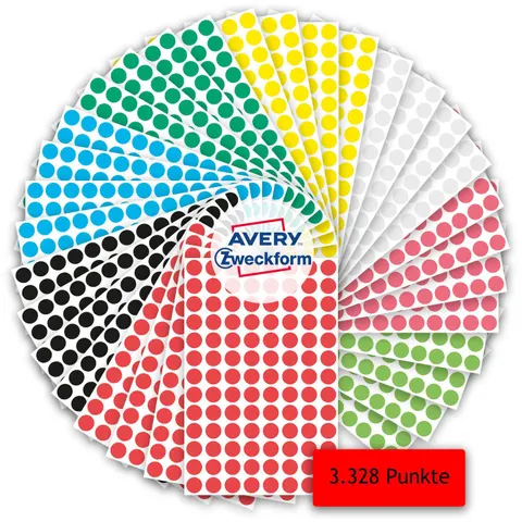 AVERY Zweckform Markierungspunkte, Durchmesser: 8 mm – Bild 3