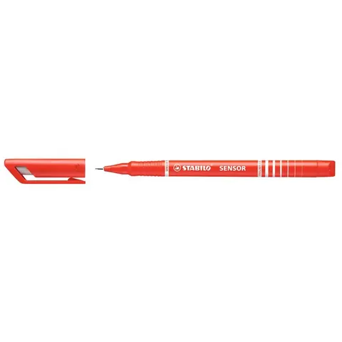 STABILO Fineliner SENSOR fein, rot – Bild 3