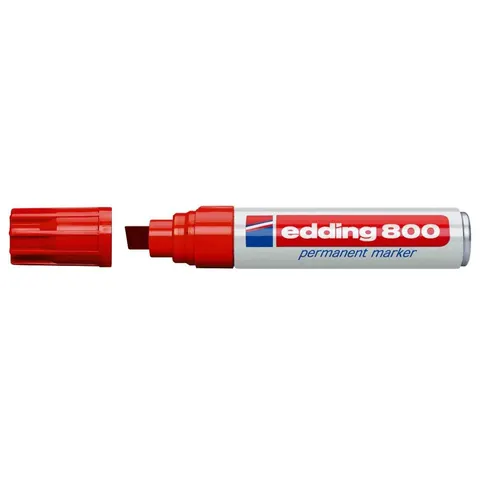 edding 800 Permanentmarker rot – Bild 3