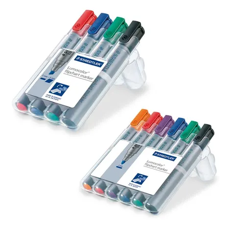 STAEDTLER Flipchartmarker Lumocolor 6St Box – 356067 – Bild 2