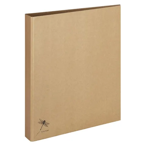 PAGNA Ringbuch 2-Ringe DIN A4 3.8 cm hellbraun – Bild 2