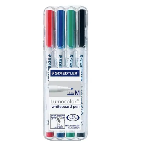 STAEDTLER Whiteboardstift Lumocolor 4St Box – Bild 3