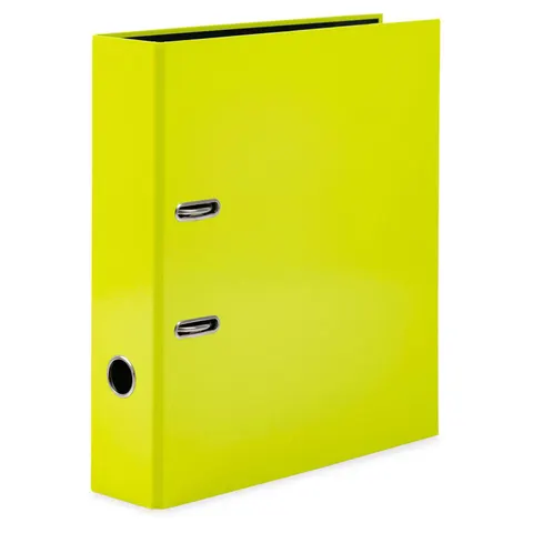 HERMA Ordner A4 Karton Neon Gelb – Bild 3