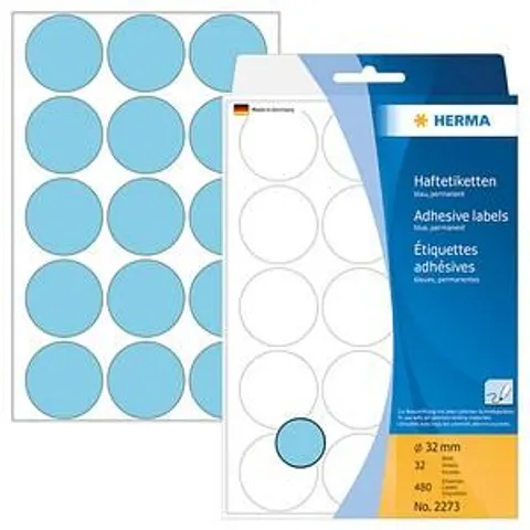 HERMA Klebepunkte Ø 32,0 mm blau – Bild 4