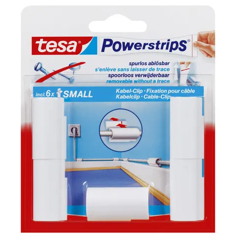 tesa Kabelclips weiß – Bild 4