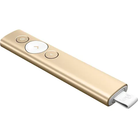 Logitech Spotlight Presenter, Gold – Grau – Bild 3