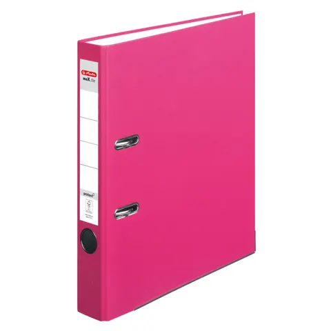 Herlitz Ordner maX.file protect A4 5cm pink – Bild 2