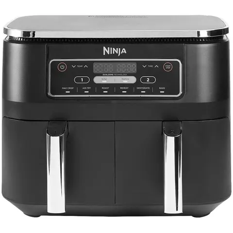 Ninja Doppel-Heißluftfritteuse AF300EU, schwarz – Bild 2