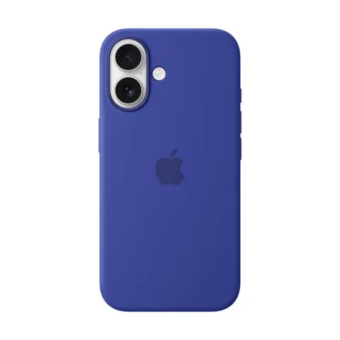 Apple iPhone 16 Silikon Case mit MagSafe, Ultramarin – Bild 4