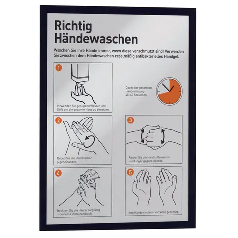 DURABLE Magnetrahmen DURAFRAME® MAGNETIC A3 schwarz – Bild 3