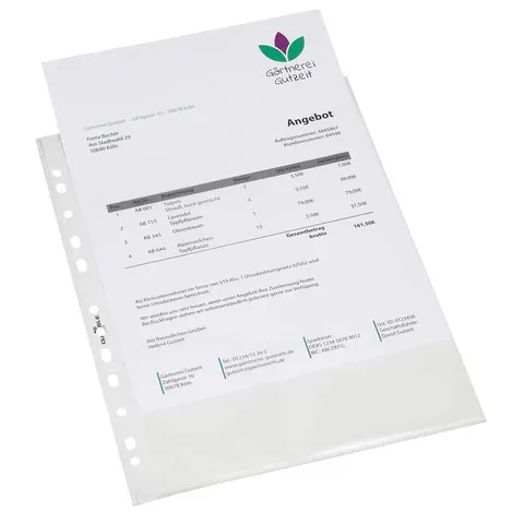 DURABLE Prospekthüllen DIN A4 0.06 mm transparent – Bild 3