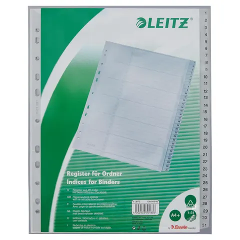 LEITZ Ordnerregister 1281 Vollformat - 1 Satz – Bild 3