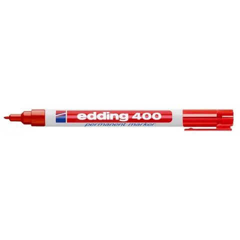 edding 400 Permanentmarker rot – Bild 3