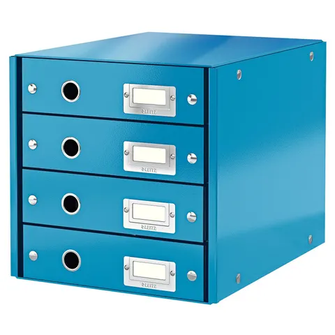 LEITZ Schubladenbox Click & Store WOW, 4 Schübe, blau – Bild 2