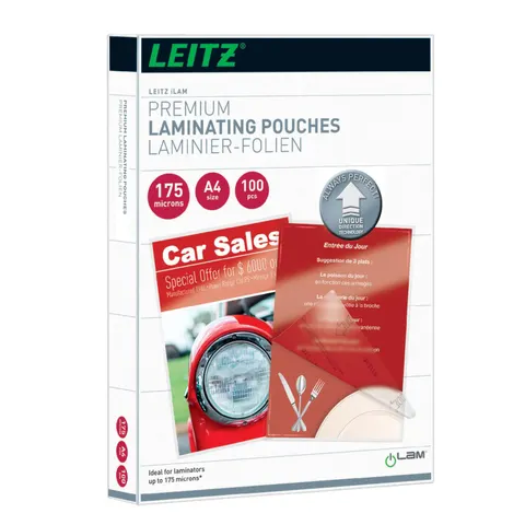 LEITZ Laminierfolien glänzend 175 mikron A4 – Bild 2